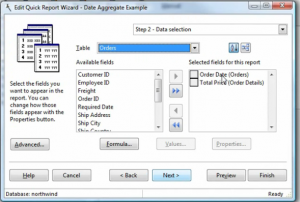 Stonefield Query Wizardry