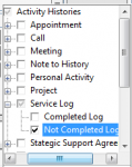 ACT - custom activity and results displayed in history