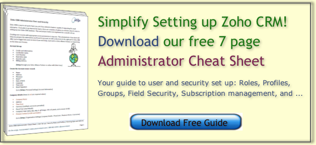 Zoho CRM Admin Guide