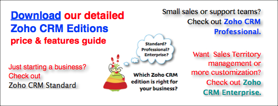 Download Zoho CRM Price and Feature Guide.